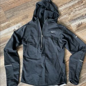 Nike quarter zip hooded